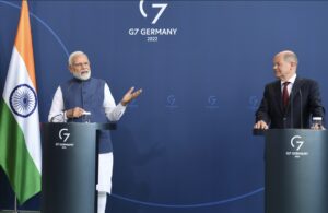 PM Modi and Chancellor Olaf Scholz addressing the media 