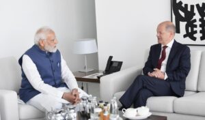 PM Modi one to one talks with Chancellor Olaf Scholz 